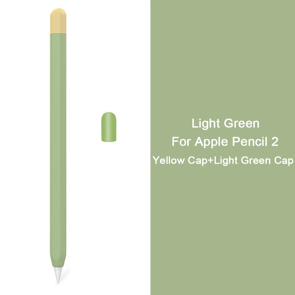 For Apple Pencil 2 1 Gen Stylus Pen Case Soft Silicone Ultra Thin Protective Cover for iPad Pencil 1st 2nd Generation Sleeve